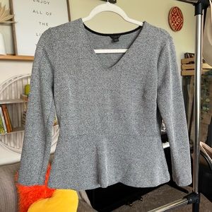 Ann Taylor peplum top